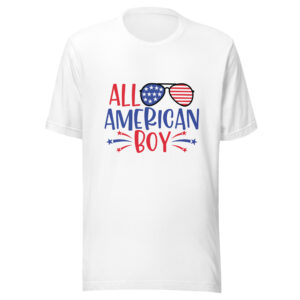 All American Boy 4th Of July Shirt
